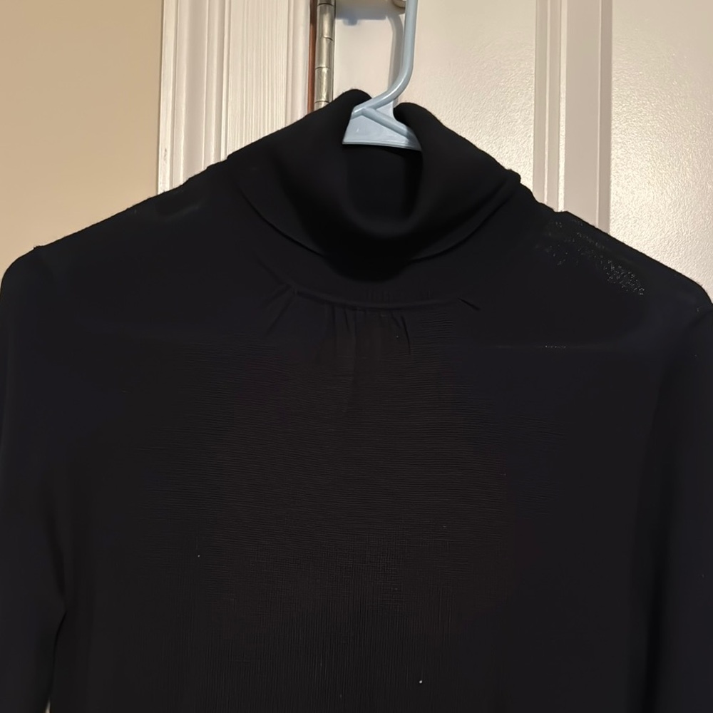 Elegant Black Turtleneck Top